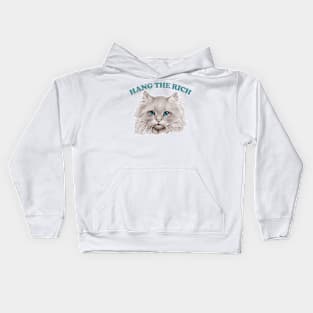 Hang The Rich Kitty Kids Hoodie